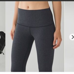 lululemon athletica Wunder Under Leggings Cotton Rolldown Size 4